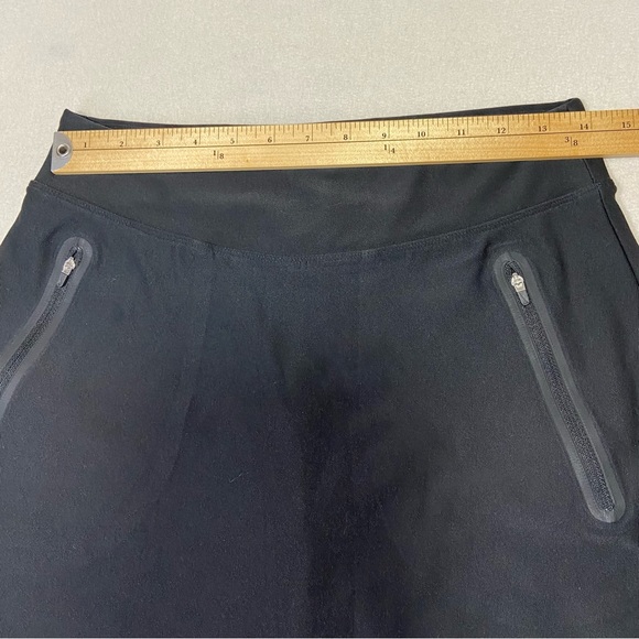 NIKE Dri-Fit No Sew Black Golf Skort Shorts Skirt Zip Pockets Women’s Size S - Picture 9 of 10
